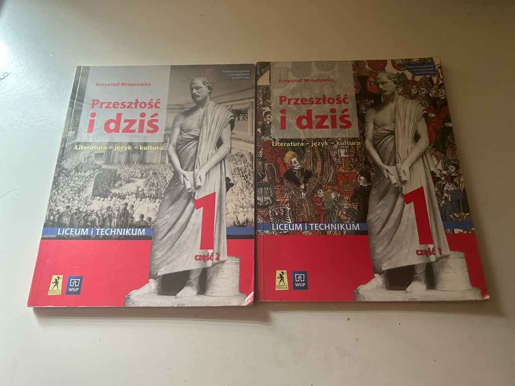 Podręcznik do języka polskiego przeszłość i dziś klasa 1 część 1 i 2