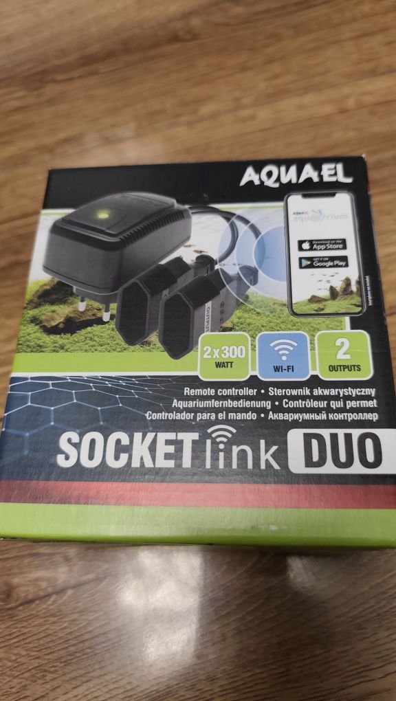 Aquael Socket Link Duo - Elektroniczny sterownik akwarystyczny