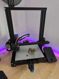 Impressora 3D - Creality Ender 3 V2 + Acessórios + 2 a 3 kg de PLA