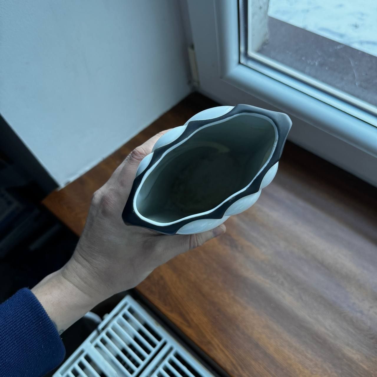 Wazon porcelanowy KPM Ręczna robota łata 60 te