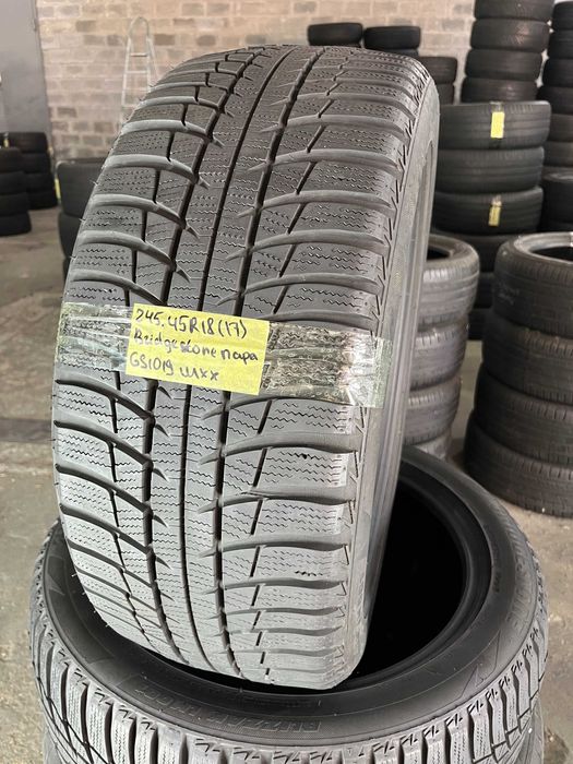 GS1019 Зимові шини 245/45r18 Bridgestone Blizzak LM001 пара резина р18
