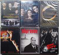 DVDs: Sr dos anéis. 24, twilight, sopranos, sin city (SELADOS)