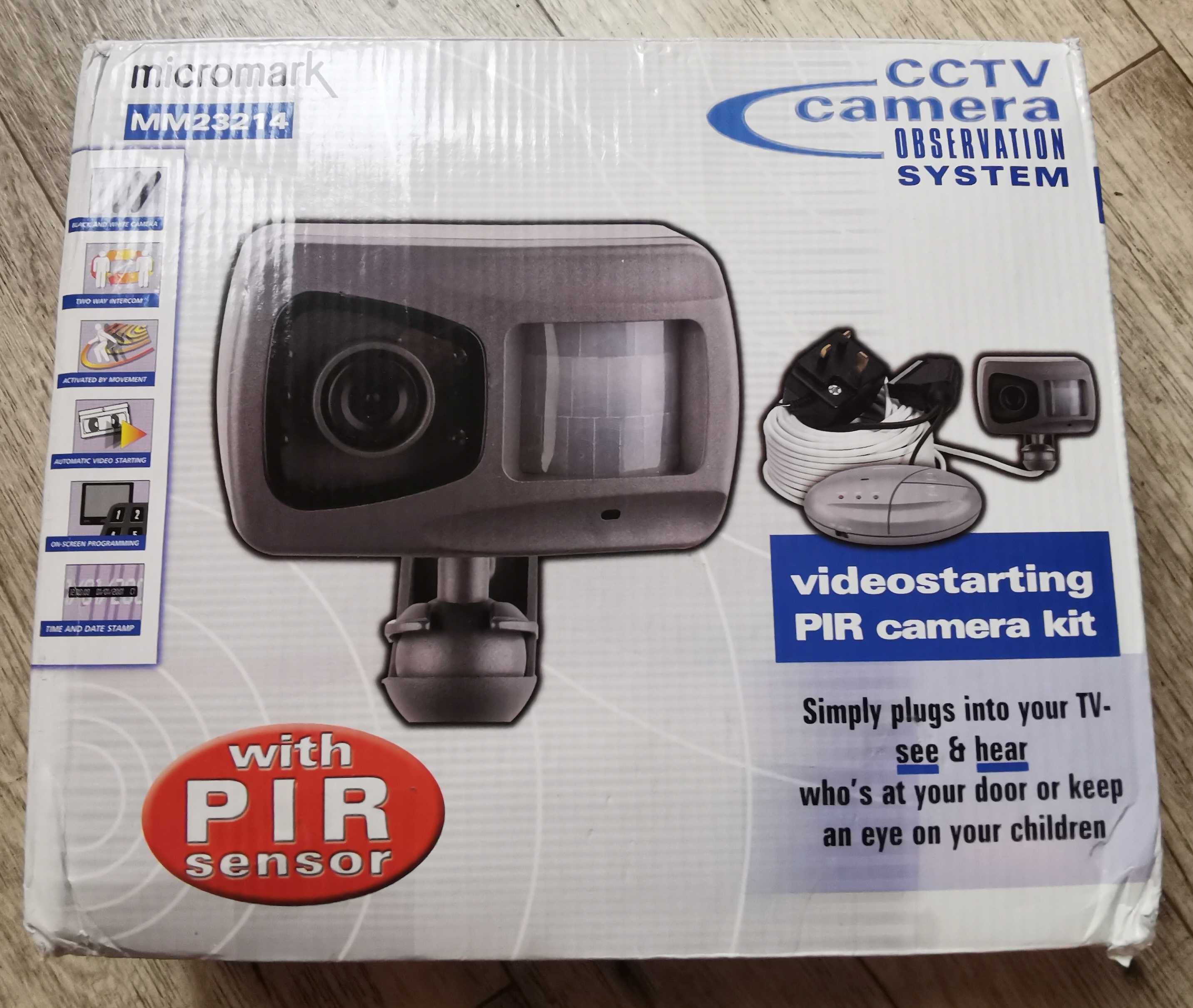 Security Camera MICROMARK TWIN vid dvd CCTV и датчик движения