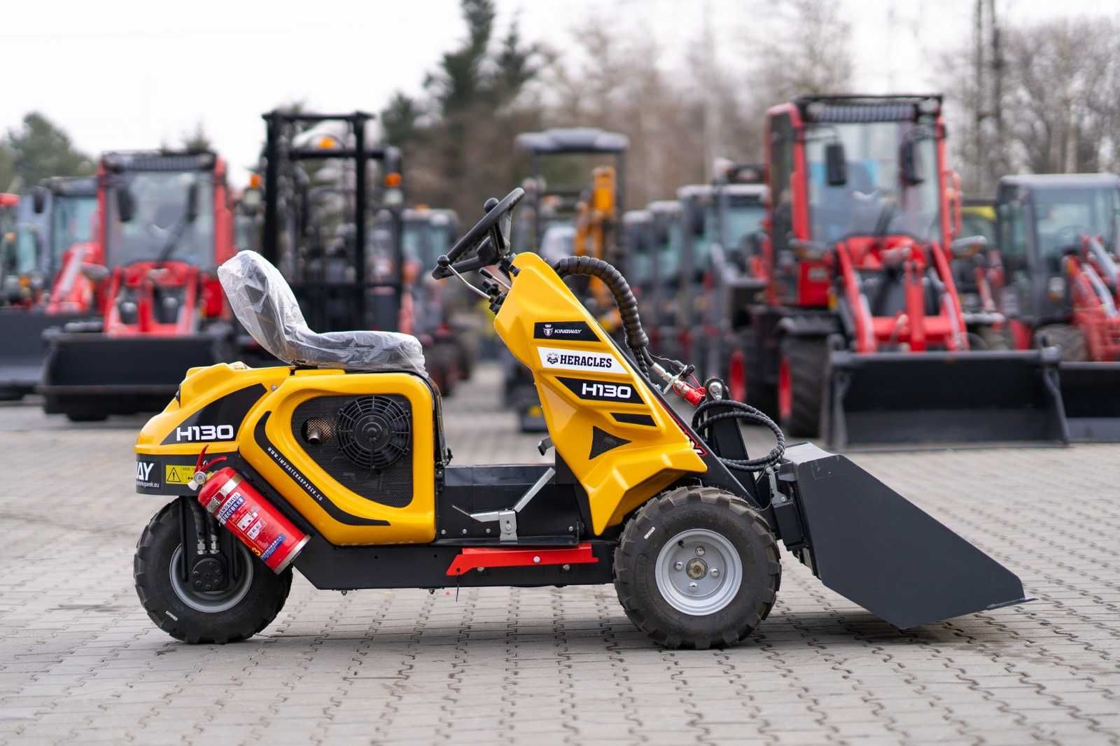 Miniładowarka Kingway Heracles H130 Transport osprzęt gratis