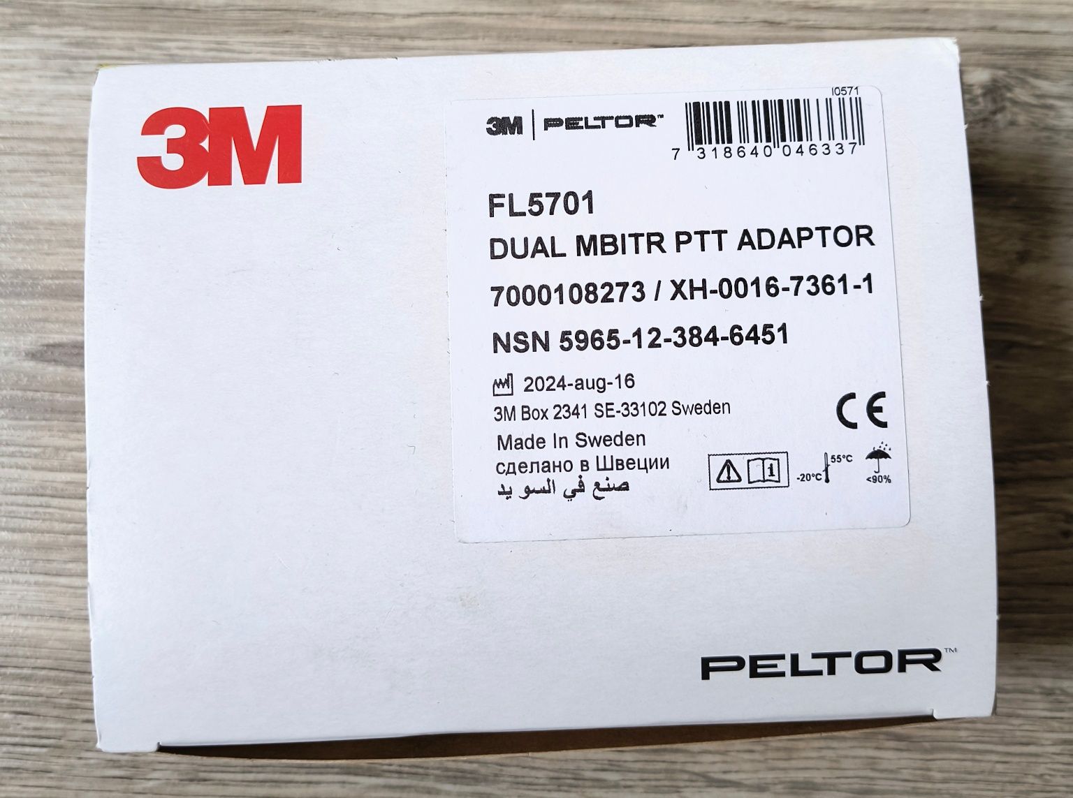 FL5701, Adapter podwójnego PTT 3M™ PELTOR™.