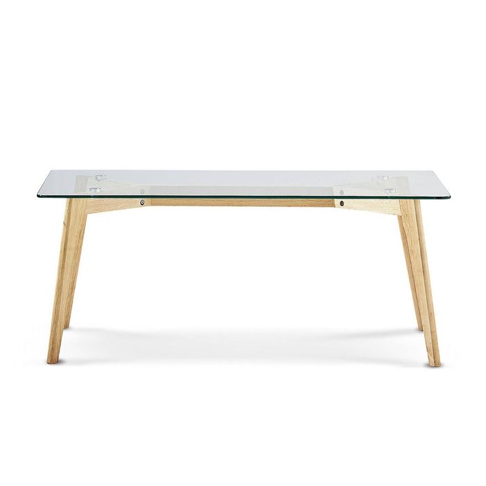 Mesa vidro Scandinavian style 110cm x 60cm