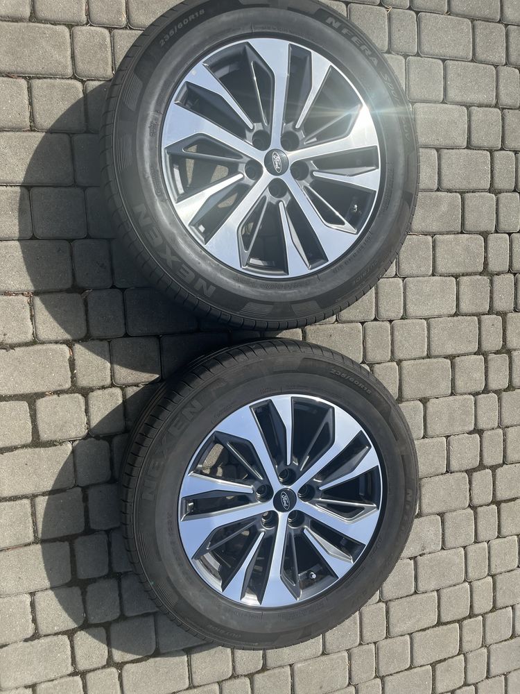Alufelgi 5x108 18 cali Ford Edge Kuga S-max opony 235/60/18 czujniki