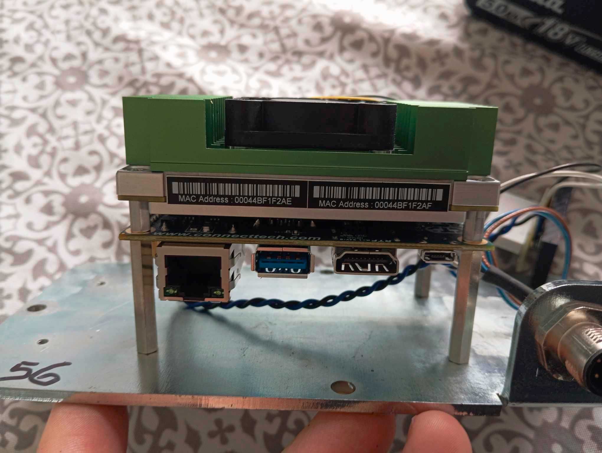 Nvidia Jetson TX2 P3310 + Orbitty Carrier + chłodzenie+obudowa DIY