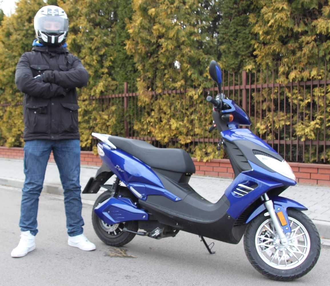 Skuter elektryczny EFUN Lipo 3000W 72V 63Ah 60 km/h, OD RĘKI