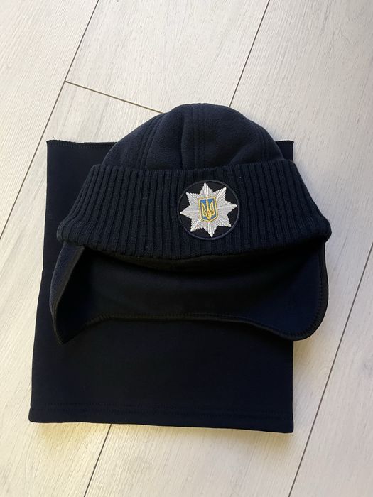 Тактична шапка, хомут шарф поліція