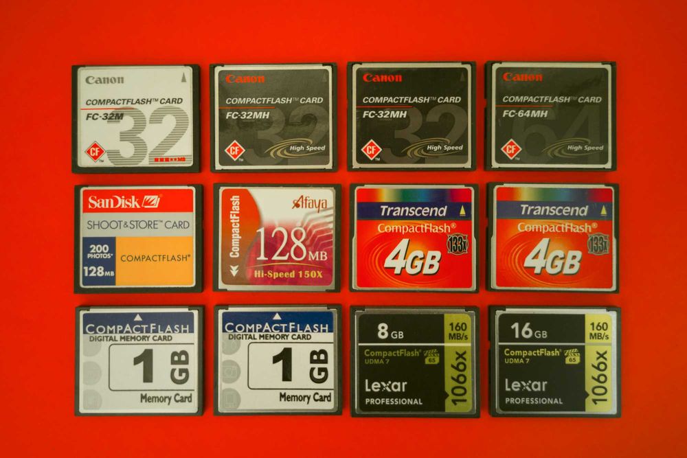 Карты памяти SD CompactFlash флеш CF