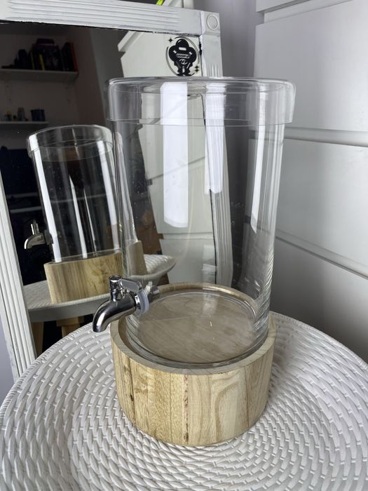 Słój z kranikiem, dyspenser na lemoniade / napoje