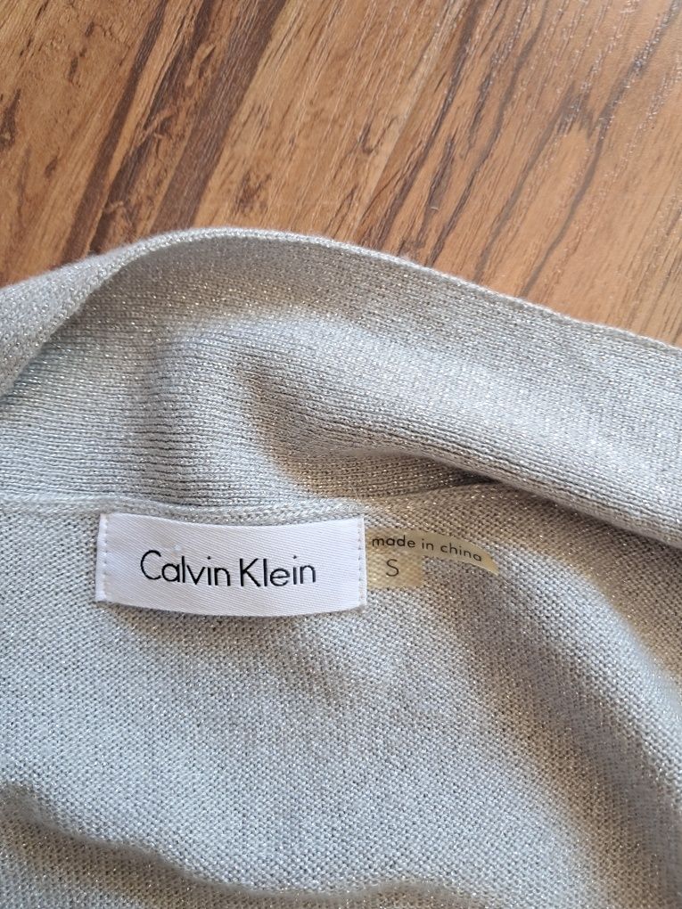 Srebrny sweterek Calvin Klein rozmiar S stan bdb