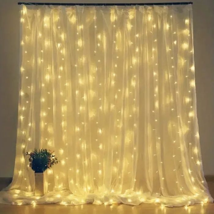 Гірлянда штора 3х2 м | Різдвяна прикраса