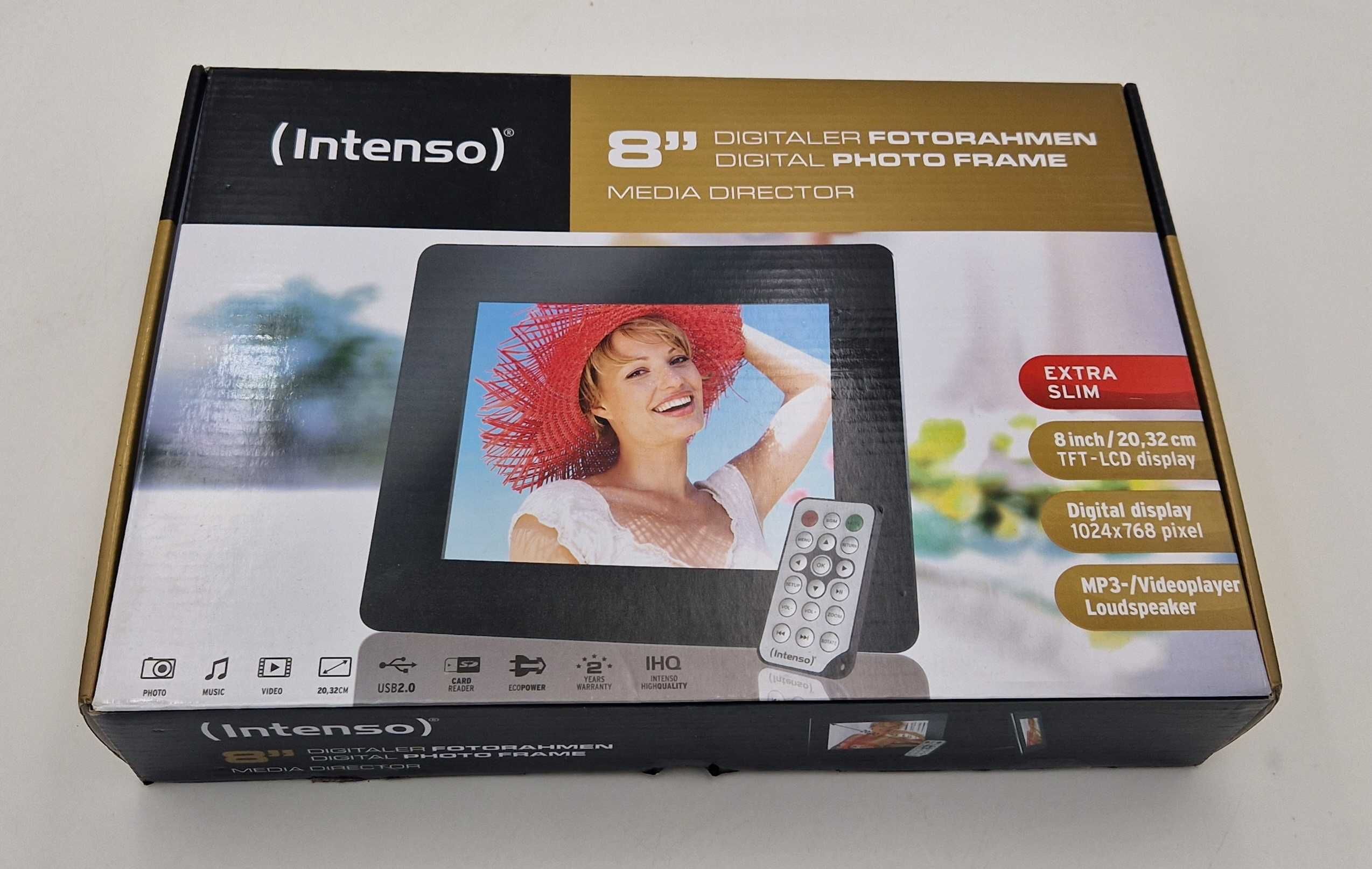 Ramka Cyfrowa Intenso 8 Cali SD USB Photobase /Fajne OKAZJE