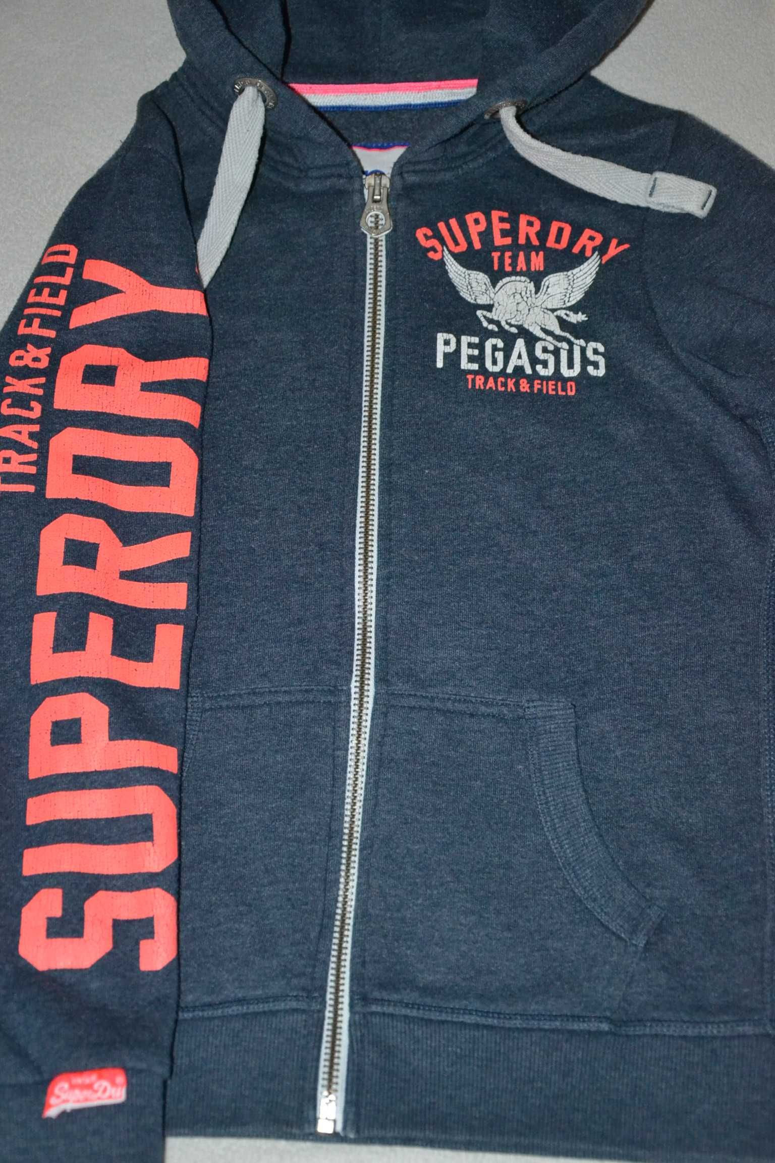 SUPERDRY Pegasus Bluza rozpinana z kapturem Damska S Oryginalna 100%