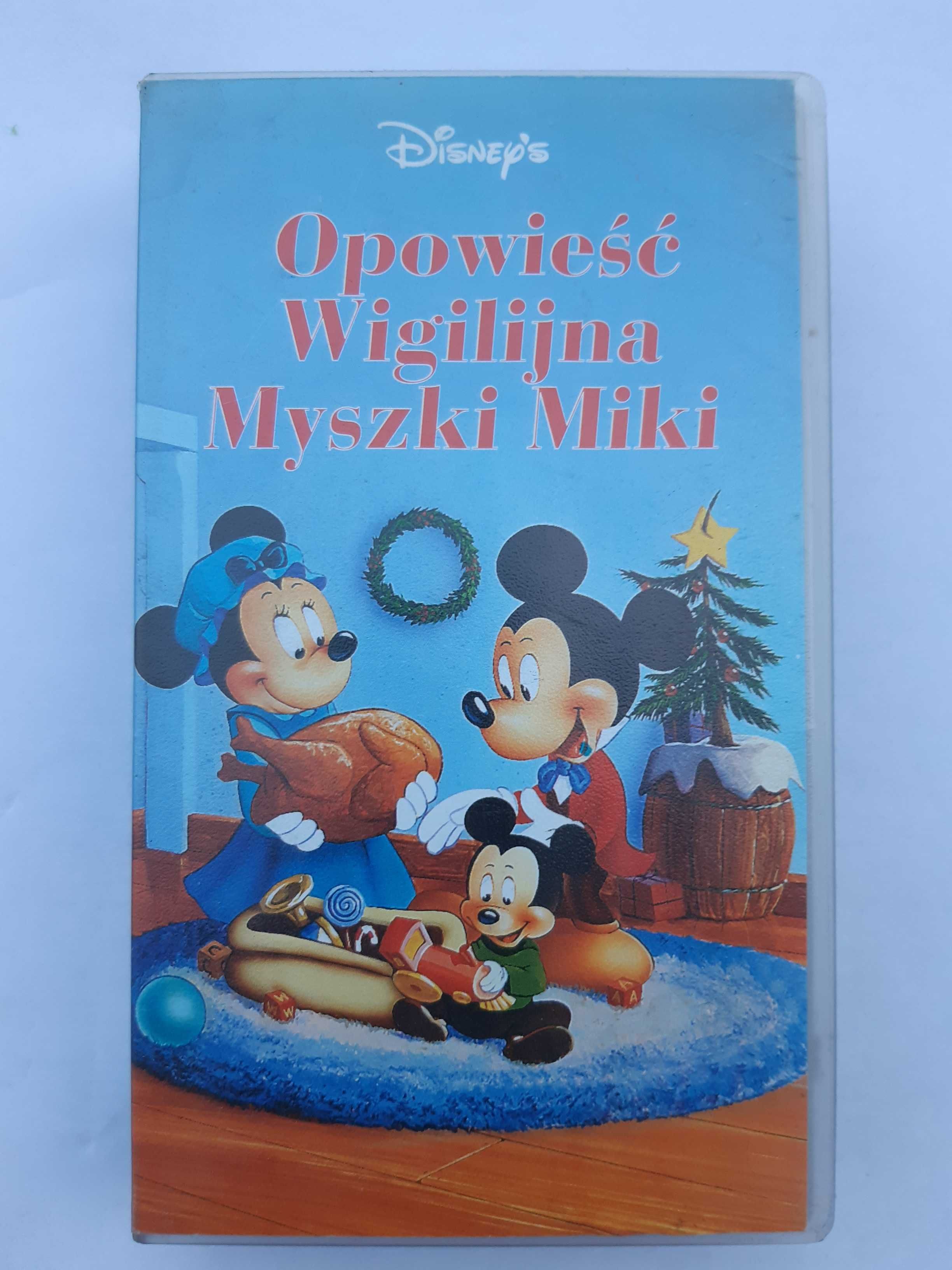 Opowieść Wigilijna Myszki Miki. Kaseta VHS. Bezpieczna wysyłka.