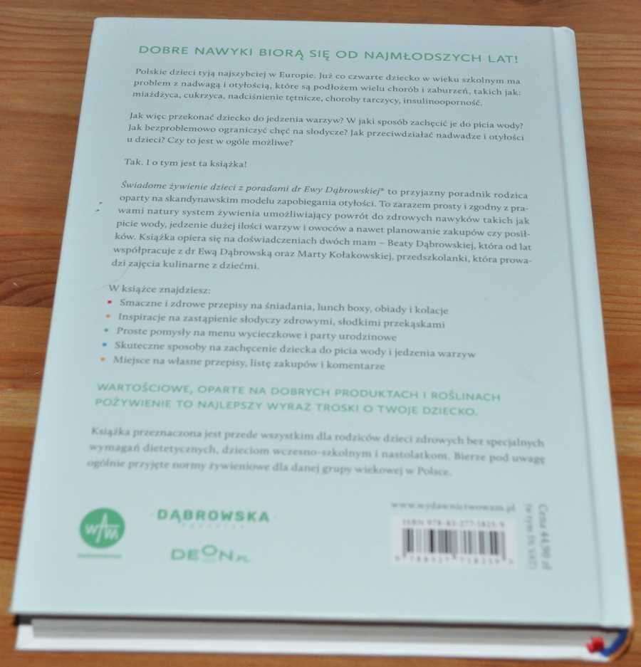 Świadome żywienie dzieci z poradami dr Ewy Dąbrowskiej - BDB- KRAKÓW