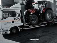 TANI TRANSPORT maszyn rolniczych budowlanych pomoc drogowa ciągników