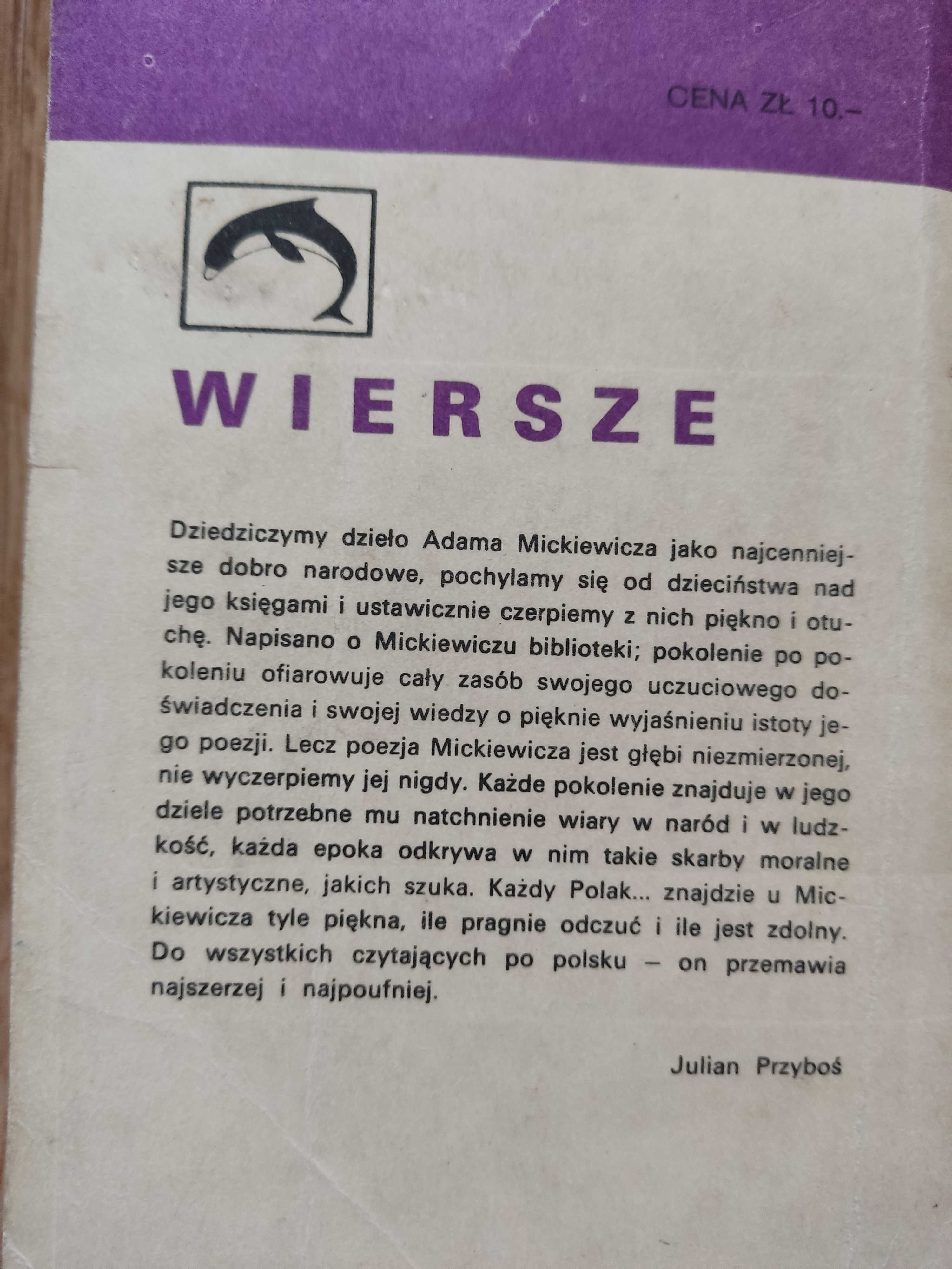 Wiersze Mickiewicz Czytelnik