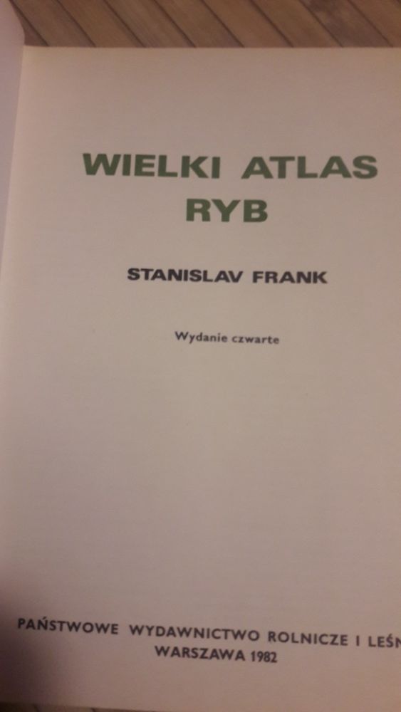 Wielki atlas roślin, ryb, zwierząt ,prehistorii człowieka F. A. Novak