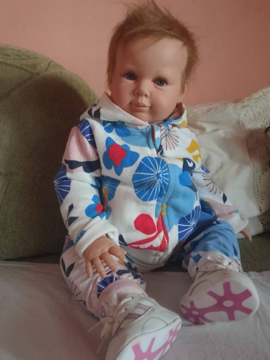 Duża lalka bobas w typie reborn 65cm - REZERWACJA