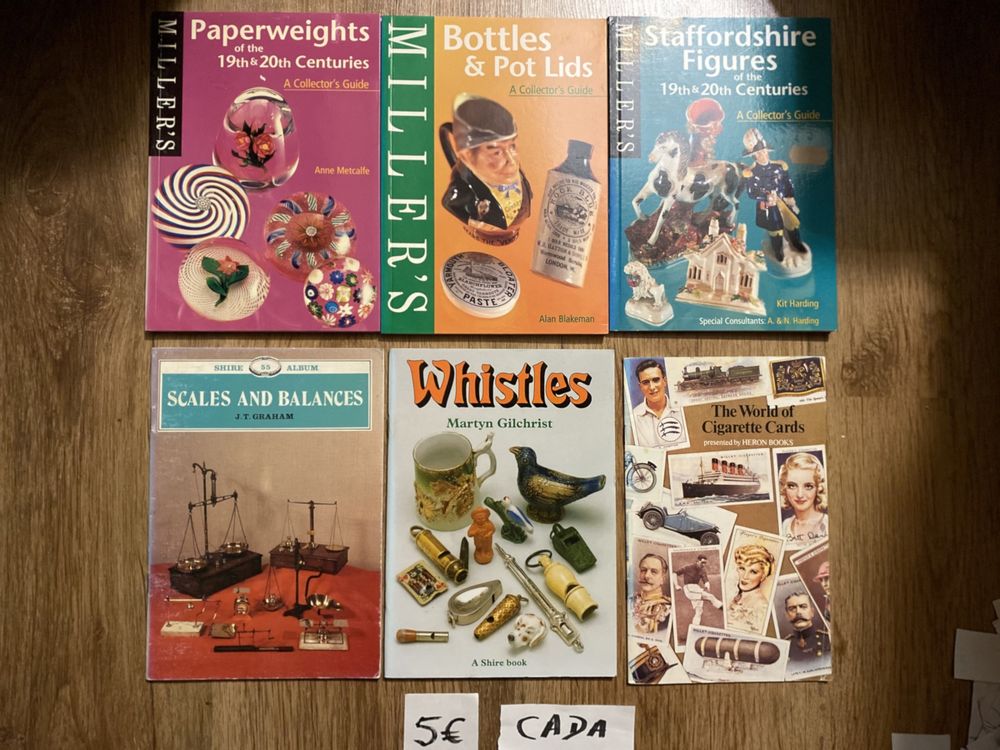 Catalogos de colecção e outros de avaliação