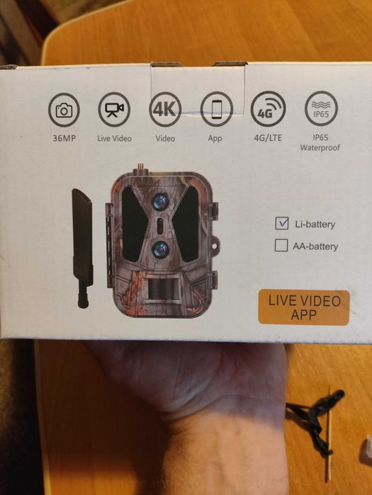 Фотоловушка Suntek HC-950 Pro Li 4K Камера 120MP 4G Акумулятор 8000mAh