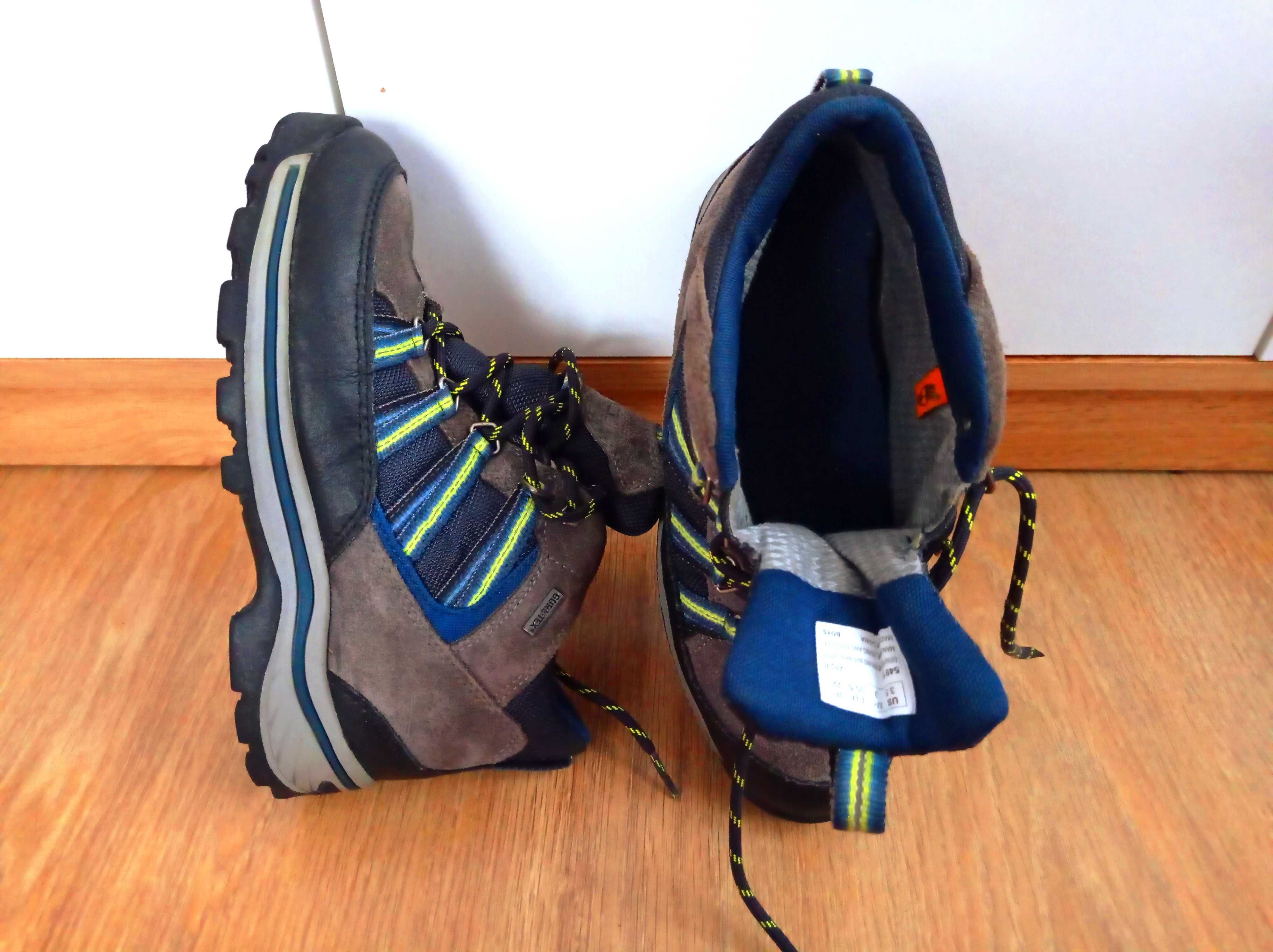 TIMBERLAND GoreTEX buty 35 męskie Trekking Outdoor Trapery Sneakersy