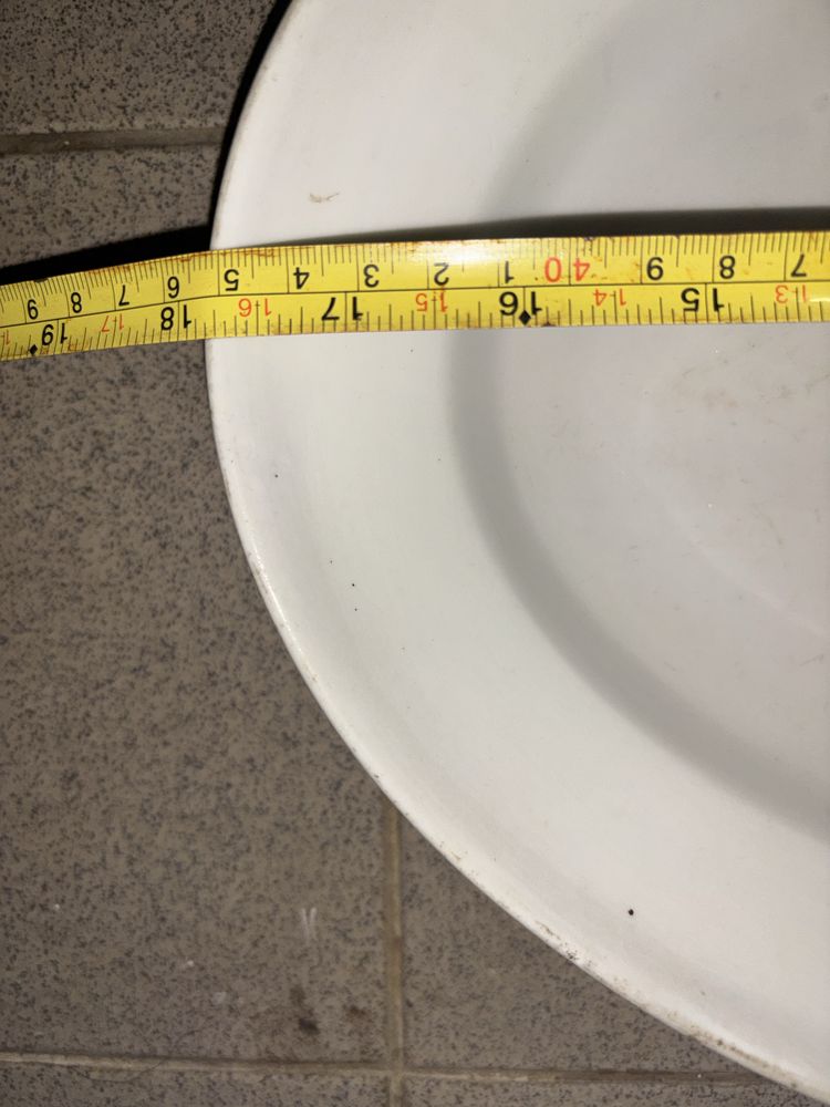 Travessa porcelana branca