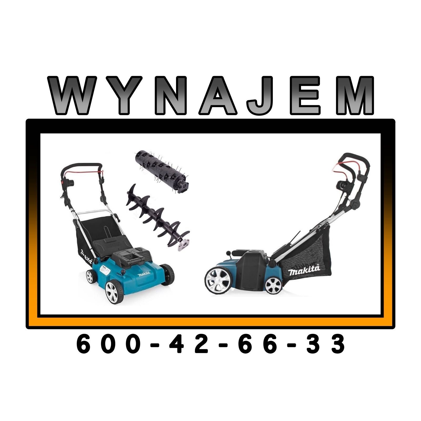 Wertykulator aerator Makita UV3600 elektryczny wynajem