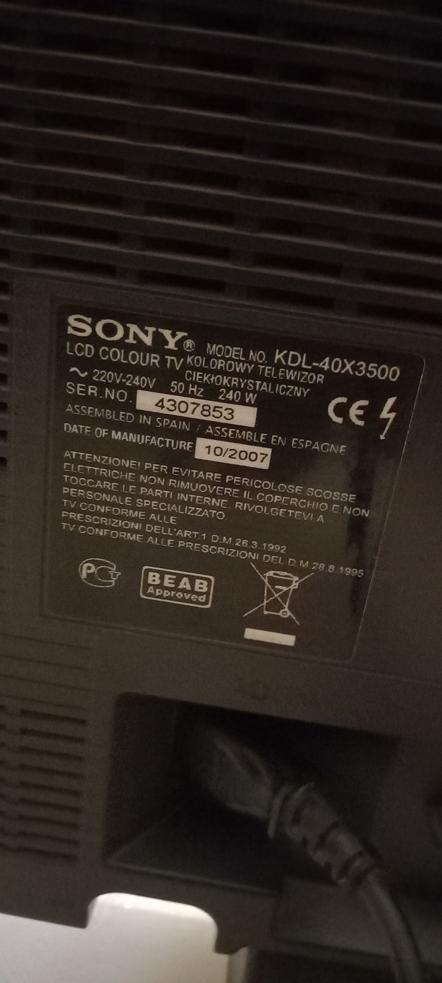 Televisao SONY grande