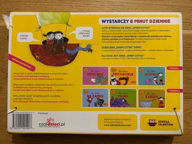 Zestaw do nauki czytania poziom 2 Olo i Mimi