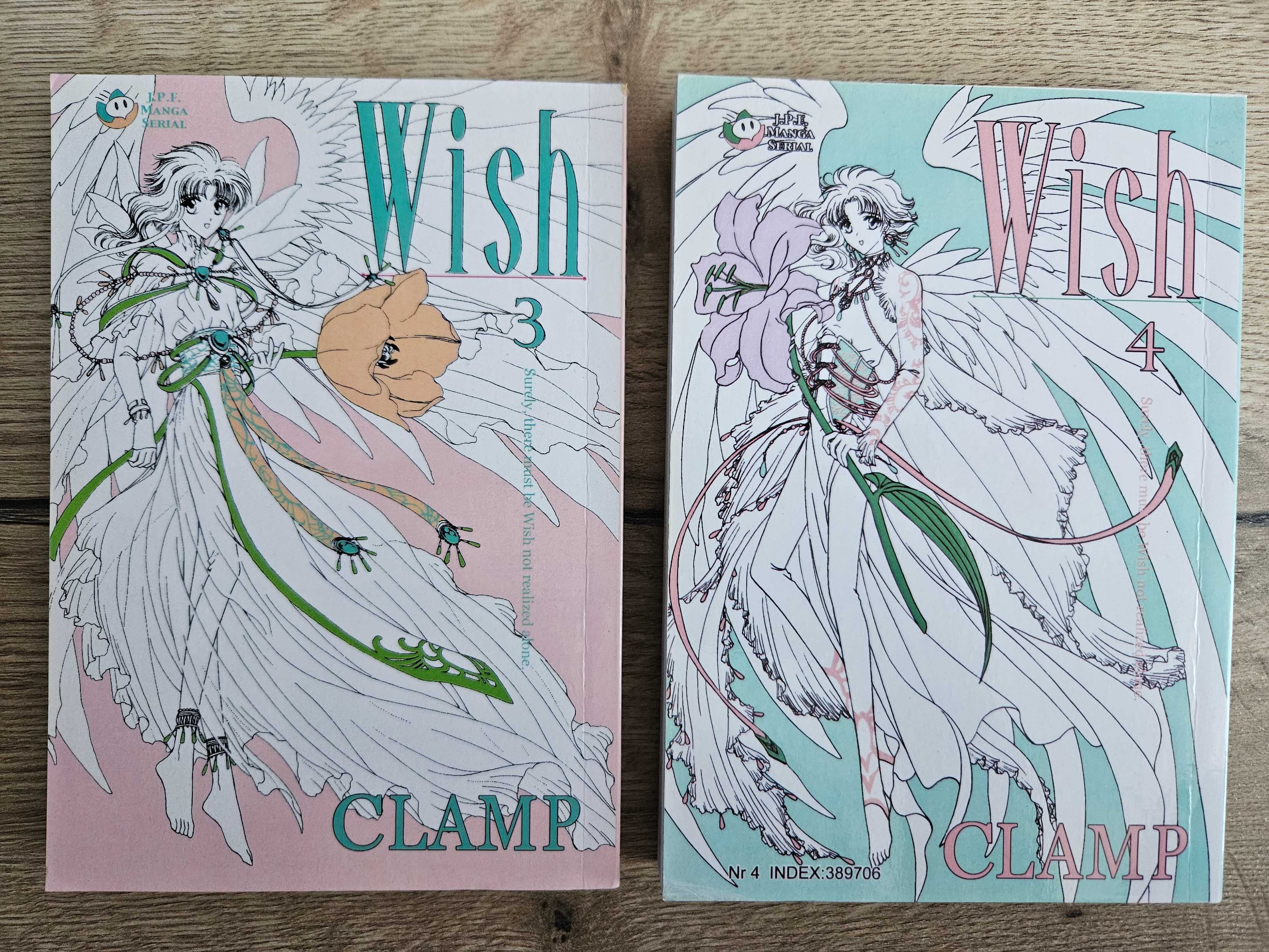 Manga Wish - Clamp - tomy 1-4 (komplet)