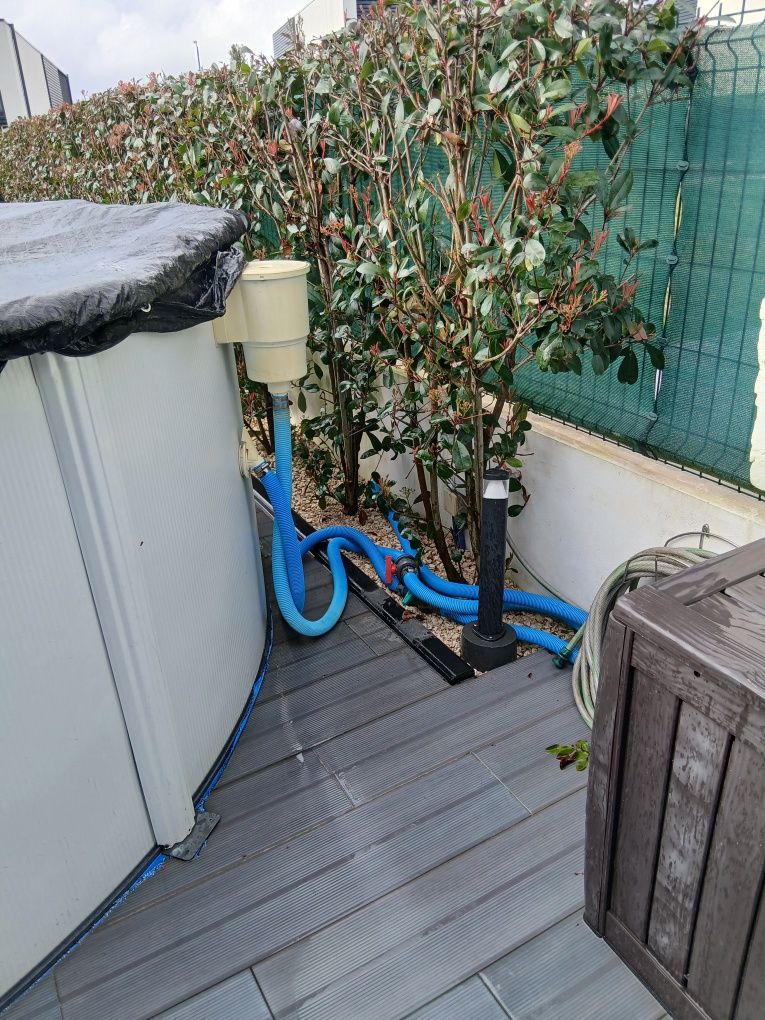 Vendo piscina em aço 300×120 cm