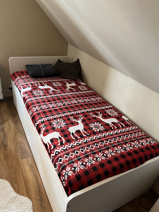 Ikea łozko Slakt + materace