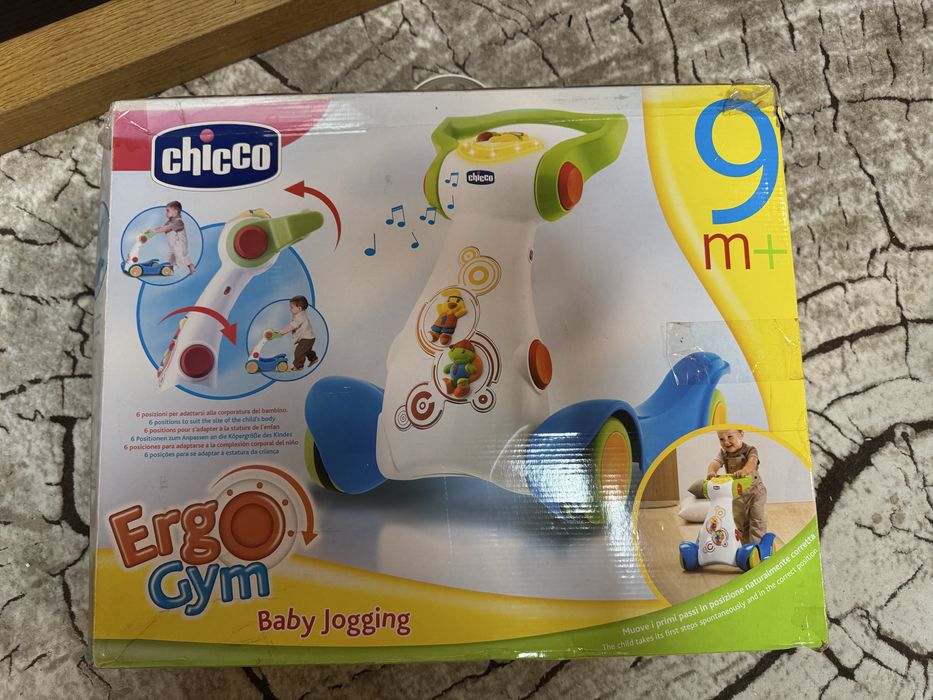 Продам ходунки-каталку Chicco Ergo Gym (9m+) — стан ідеальний!