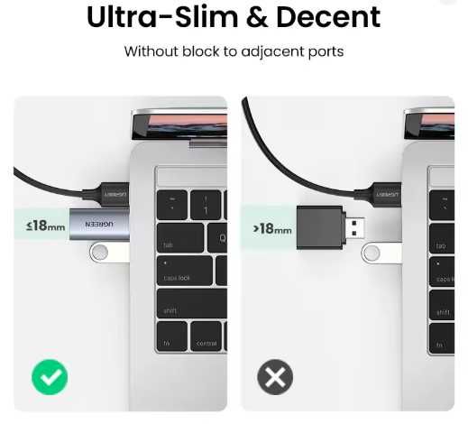 Зовнішня звукова карта Ugreen 2-in-1 USB to 3.5mm