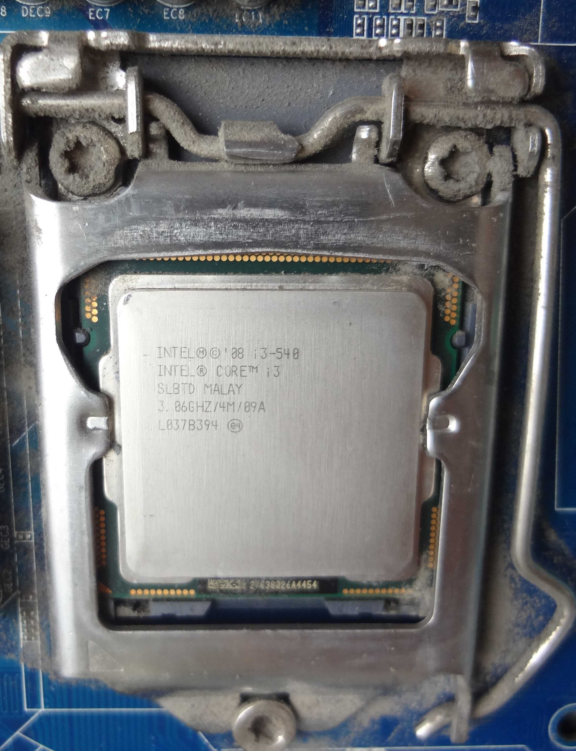 Комплект на ПК: GA-55M-S2V, Intel Core i3-540 3,06 GHz, 4GB (2+2)