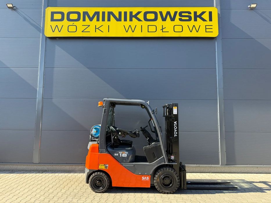 Toyota 02-8FGF18  wózek widłowy 2016R. LPG duplex WYNAJEM SPRZEDAŻ SERWIS