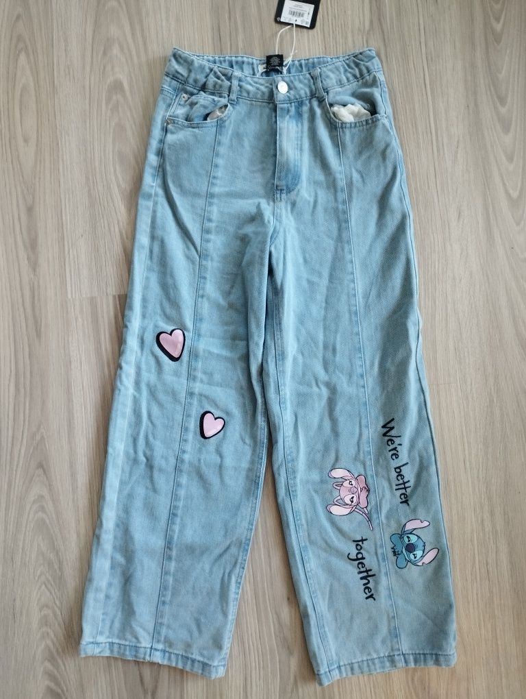 Spodnie, jeansy Stitch 152