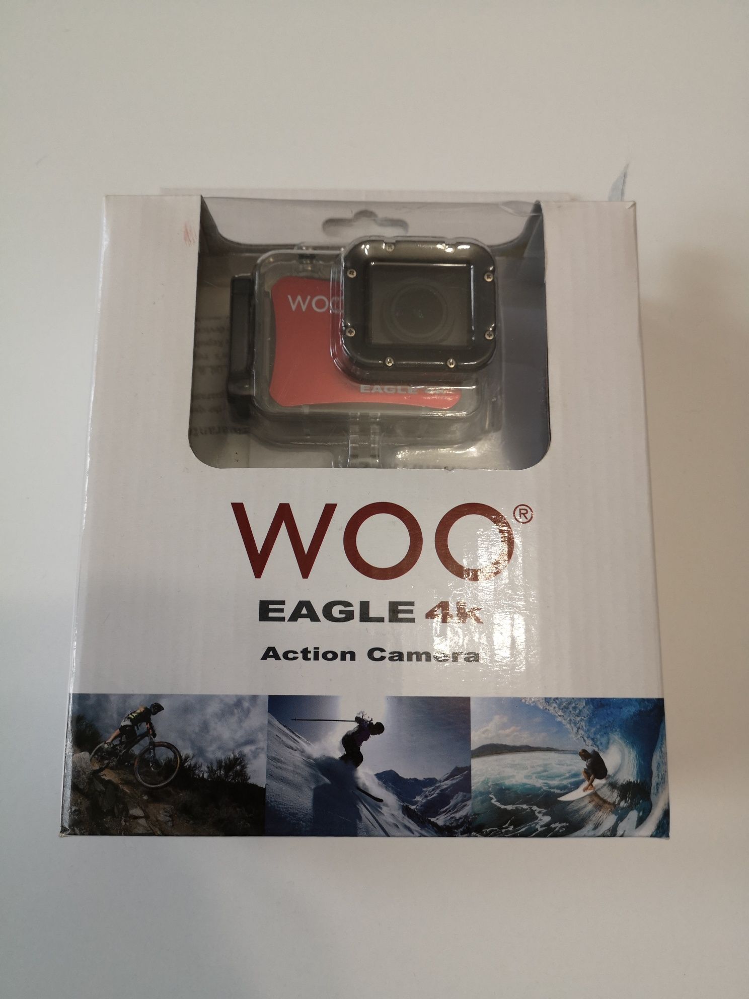 Kamera sportowa Woo Eagle 4K z wodoodporną obudową
