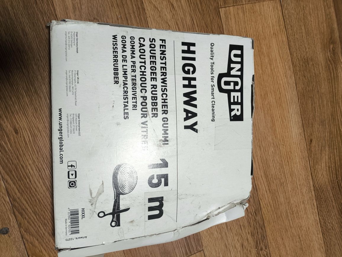 Guma ściągaczki do okien Unger średnio twarda 3m