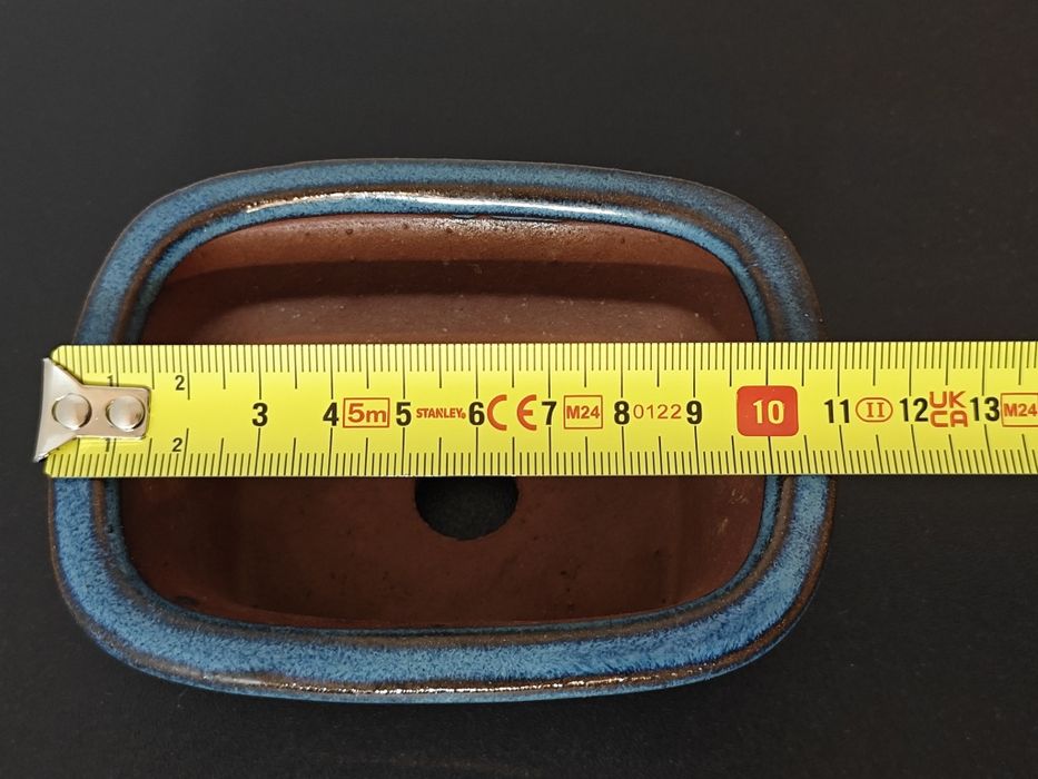 Vaso para bonsai azul