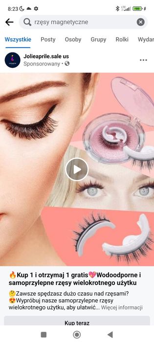 Rzęsy samoprzylepne