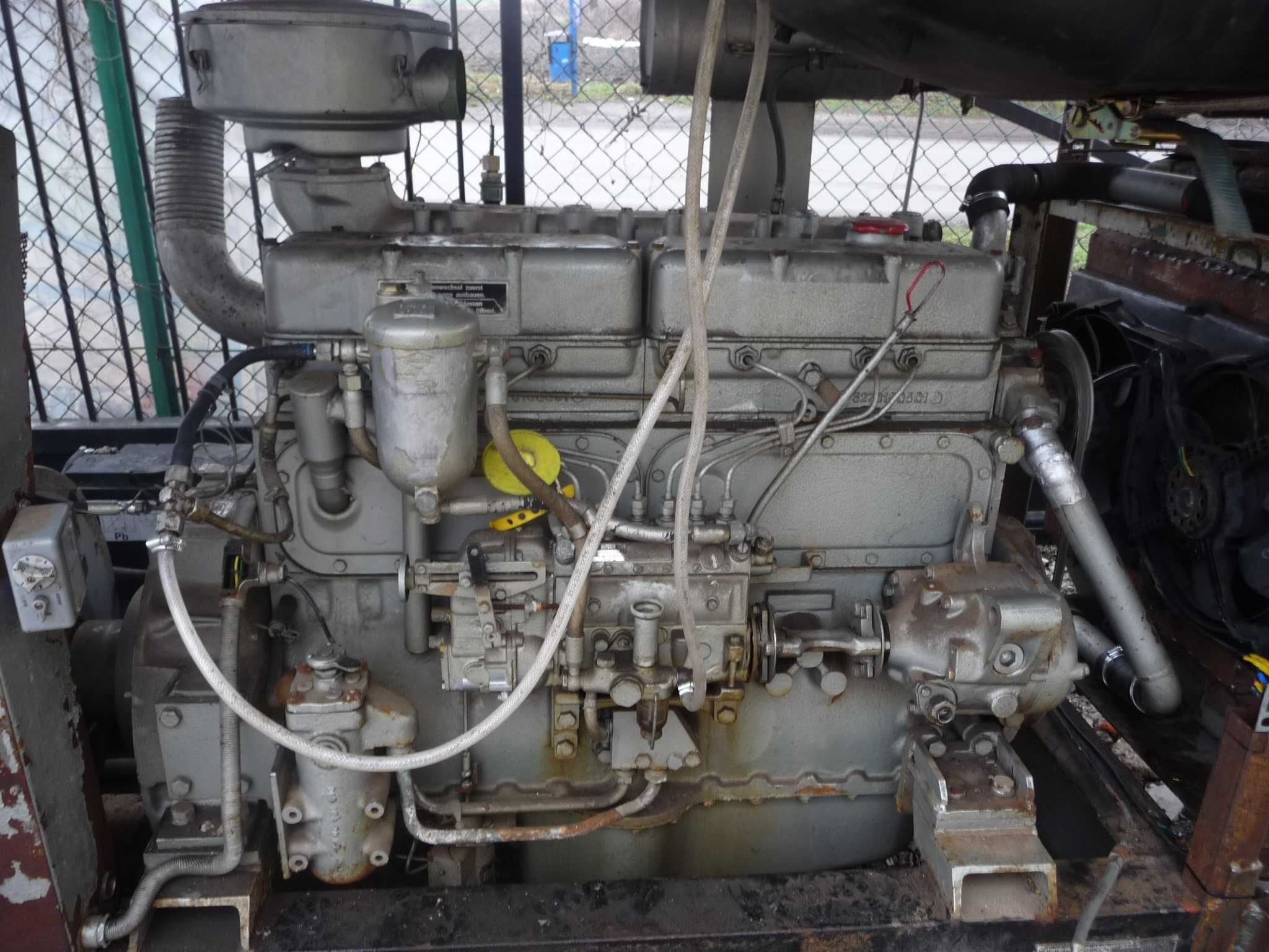 agregat pradotworczy generator pradu Mercedes 6p Aeg 75kw diesel olej