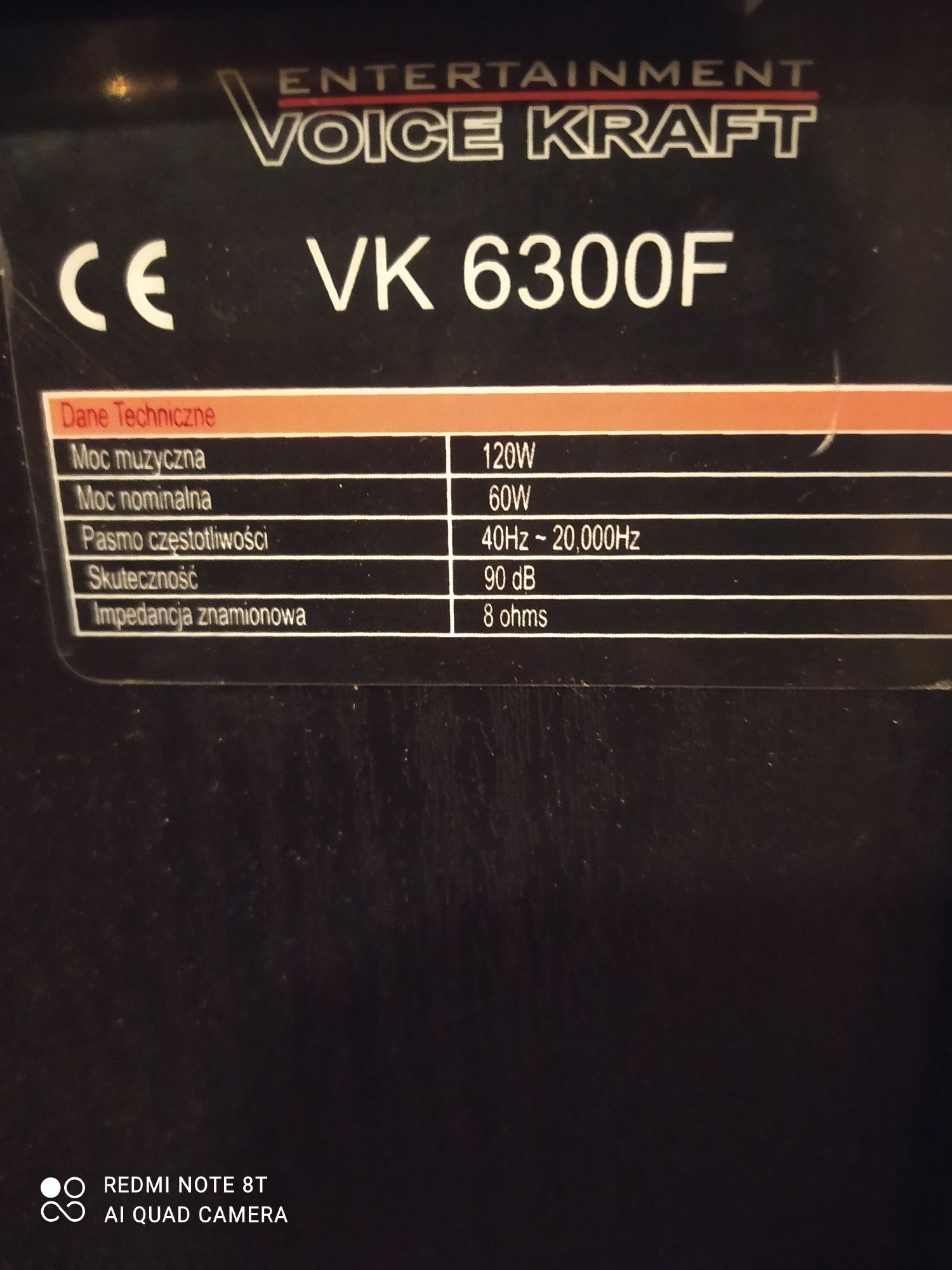 Kolumny Vk głośnikowe