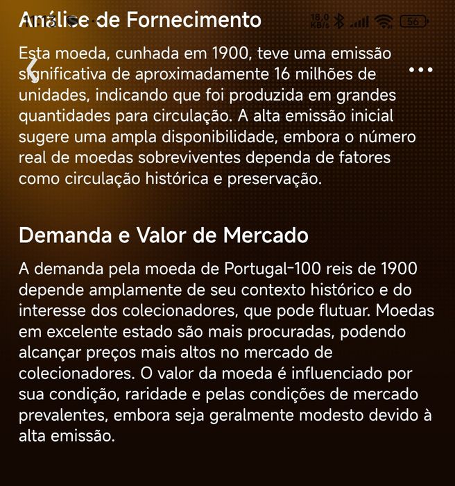 4 Moedas antigas de 100 reis