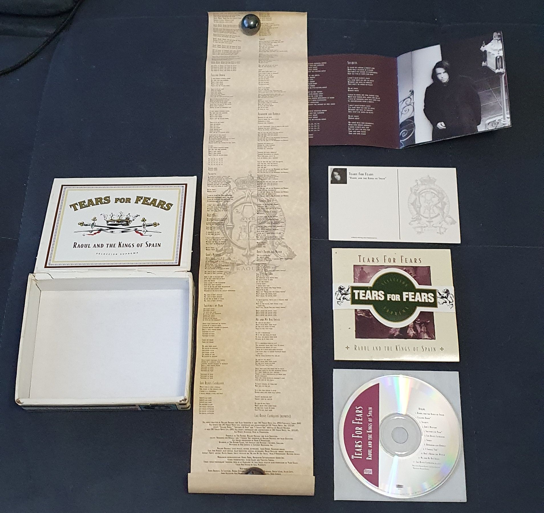 Tears for fears Raoul and the Kings of Spain Cigar box