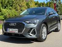 Audi Q3 Sportback 1WŁ ASO Salon PL FV23% SLine Stronic CarPlay AndroidAuto Kamera Czujni